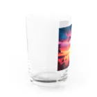 Rパンダ屋の「美しい夕焼け」グッズ Water Glass :left