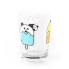 ぴょんずのおみせのアイスな3びき Water Glass :left