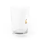 ジャックラッセルテリアのお店のなでなでおねがいします Water Glass :left