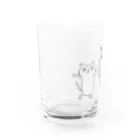 でんぼうの踊るねこ Water Glass :left