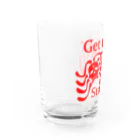 『NG （Niche・Gate）』ニッチゲート-- IN SUZURIのGet Up! Stand Up!(赤) Water Glass :left