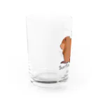 もちもちビーバーのサーフィンするちビーバーそのいち Water Glass :left