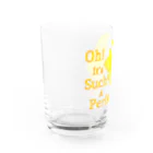 『NG （Niche・Gate）』ニッチゲート-- IN SUZURIのOh! It's Such A Perfectday.（黄色） Water Glass :left