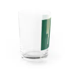 ASUTOMIのビルグッズ濃い緑色 Water Glass :left