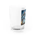 OTIRUBUTUBUTUのライオンロボットvsラプトル Water Glass :left