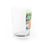 アマサキの癒しのアニメ調カピパラ Water Glass :left