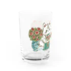 猫のきぬくんのお店のミルちゃん　ローズガーデンツアー Water Glass :left