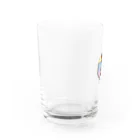 宮脇コイルのスーパーショップのクリームソーダなガケップチ・イチゴ味 Water Glass :left