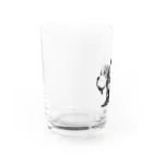 Dog-Ass ドッグアスのDogAss ヒョウ柄モノクロ Water Glass :left