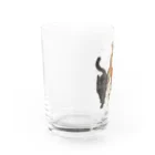 円卓1997のなかよしネコ Water Glass :left