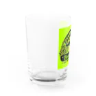 BABYLON  Channel　aiのドンペリ　骸骨　蛍光グリーン Water Glass :left