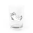TomoshibiのNo Cat, No Life.  抱っこ猫 Water Glass :left