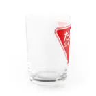 牛川 暗のグッズショップのだまれ（道路標識） Water Glass :left