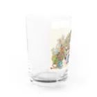 猫のきぬくんのお店の安寿ちゃんと弥勒くん Water Glass :left
