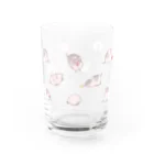 しらたまちゃんSHOPu〜🐽のいっぱいしらたまちゃん Water Glass :left