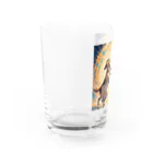 hiro358358の踊る犬たち Water Glass :left