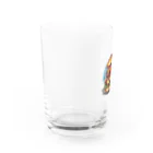 kazu_gのあなたを満足させるバーガーを!（濃色用） Water Glass :left