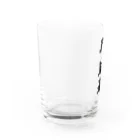 着る文字屋の羽球魂 Water Glass :left