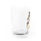 毛玉のおうちチャリティーグッズ販売suzuri部のIT'S me. SO WHAT? Water Glass :left