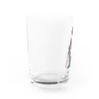 デjimaの韓国風の女の子(チマチョゴリ着) Water Glass :left