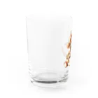 ドラゴンとわたしのドラゴンとビスケット Water Glass :left