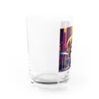 ミリススタイルのドラムを叩くシマリス Water Glass :left