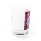 百合の花のモフモフビションフリーゼグッズ Water Glass :left