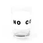 micyorina shopのmicyorina 「NO COMMENT」logo Water Glass :left