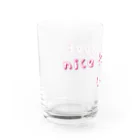 ミヤさんのnice to meet you Water Glass :left