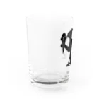 YPO_industryのアイスを舐める猫 Water Glass :left