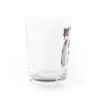 にゃんにゃんのねこいぬねこ Water Glass :left