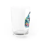 ココナッツアイランド©️のシャチ Water Glass :left