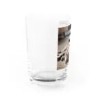 zigerparkの寝転ぶ猫 Water Glass :left