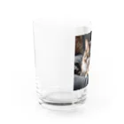 zigerparkのクッションと猫 Water Glass :left