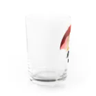 乾杯がーるずSHOPのKanpaiGirl「雨のBBQちゃん」グラス Water Glass :left