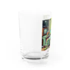 zukit4sのジョークを言っているカエル Water Glass :left