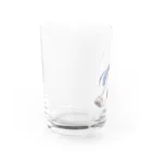 んちょんショップの三角座りんちょ Water Glass :left