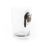 おさるの辺境伯のおさる達の見る先には Water Glass :left