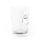 yashushi│SHOPのジロリ…うさぎ【背面無】 Water Glass :left