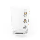 楽猫楽描しげ屋の9Animals Water Glass :left