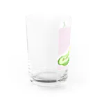 かるるんショップのきゅうりシリーズ　水彩きゅうり Water Glass :left