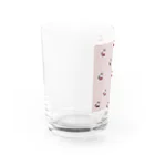 Giraffeinkのさくらんぼ Water Glass :left