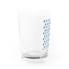 BRUE ROSE.のsimple blue Water Glass :left