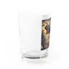 やるか、やらぬか？本人次第の恐竜にはなれなかった Water Glass :left