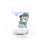 nana_634のしいちゃんと月 Water Glass :left