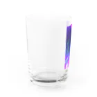P→ONのむらさきうねうね Water Glass :left