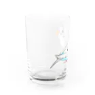 Lily bird（リリーバード）のセキセイインコのピーコちゃん Water Glass :left