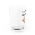 真希ナルセ（マキナル）のI LOVE Dachshund Water Glass :left