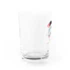 福みみチュンの濡れ文鳥 Water Glass :left