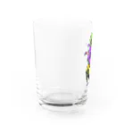 tottoのおじさまネコ(マジシャン／色付き) Water Glass :left